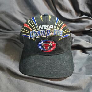 Vintage Chicago Bulls 1998 NBA Champions Starter Adjustable Hat Cap 1998